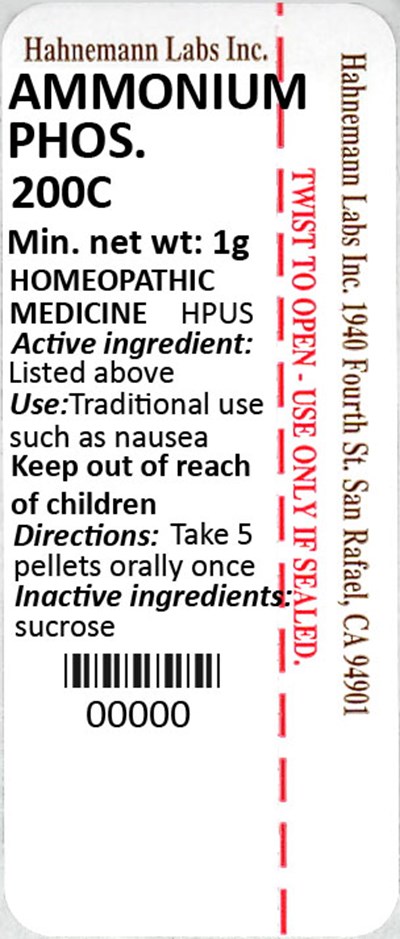 Ammonium Phosphoricum 200C 1g - Ammonium Phosphoricum 200C 1g